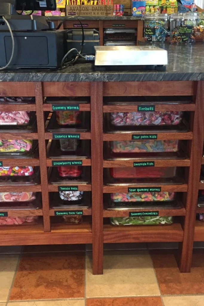 Candy Bin Cabinet