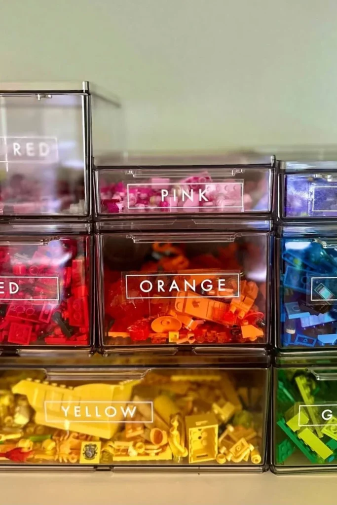 Labeled Colour Drawers