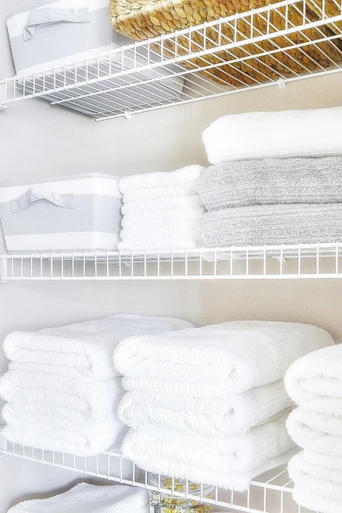 Keep Towels in Color Blocks