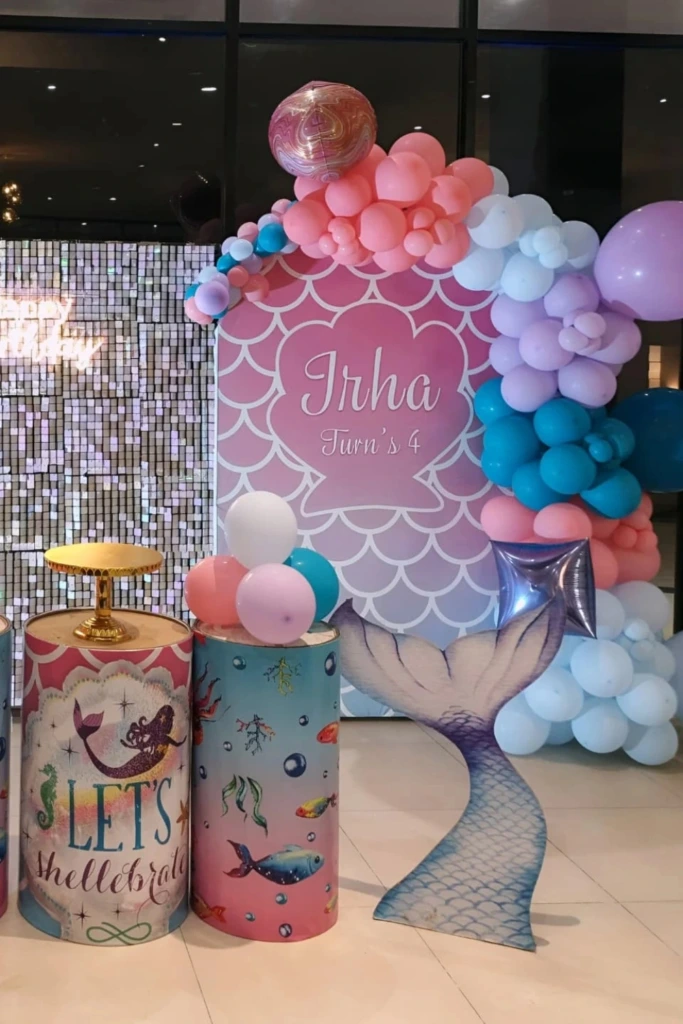Mermaid Tail Photo Backdrop