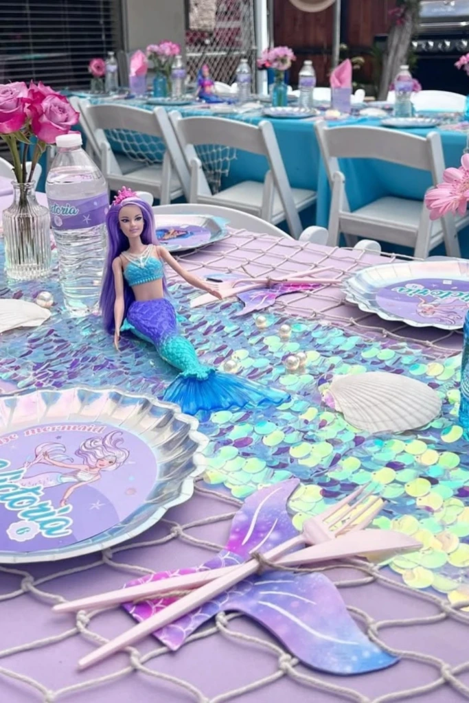 Mermaid-Themed Dining Table