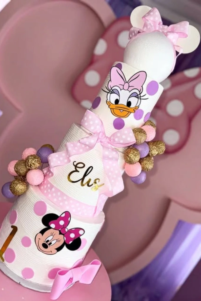 Minnie and Daisy Cake Tower