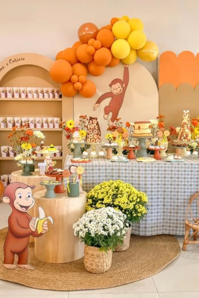 Orange Jungle Table