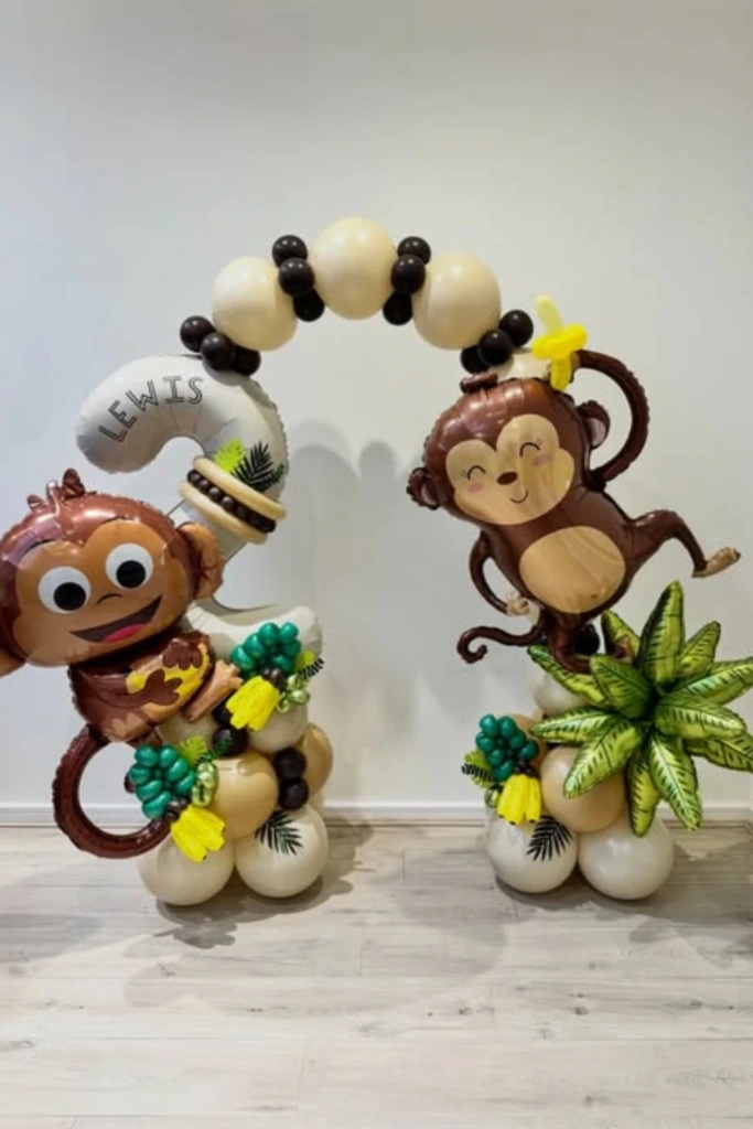 Monkey Balloon Arch