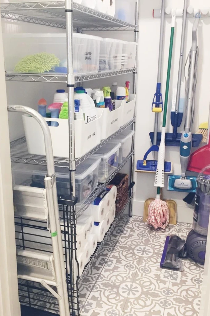 Utility Closet Wall