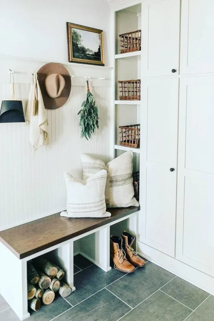 Corner Bench Storage