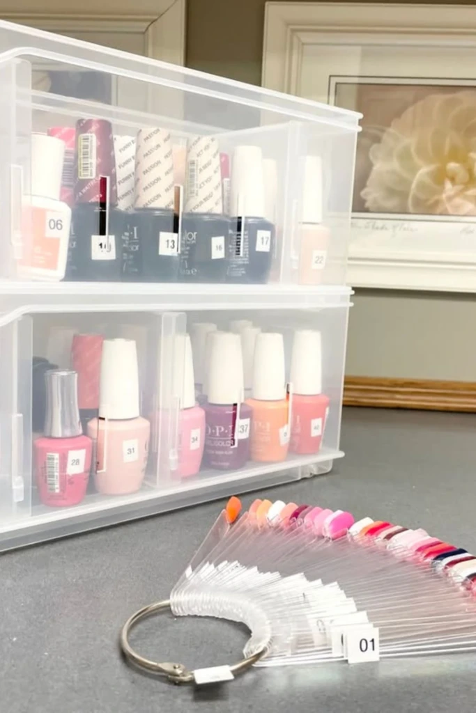 Labeled Drawer Bins