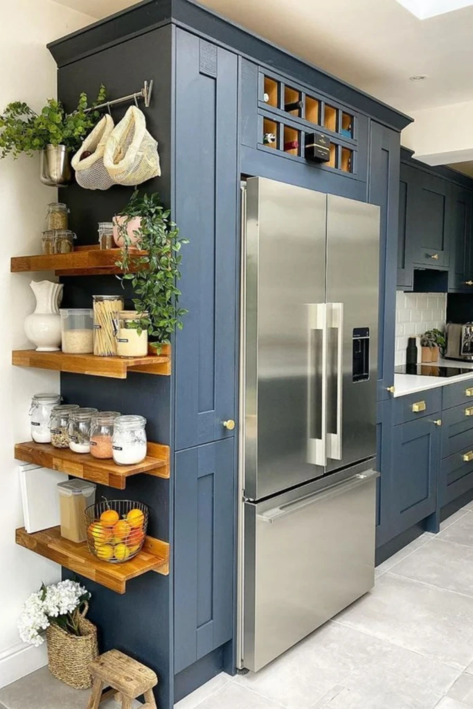 Fridge-Side Shelving