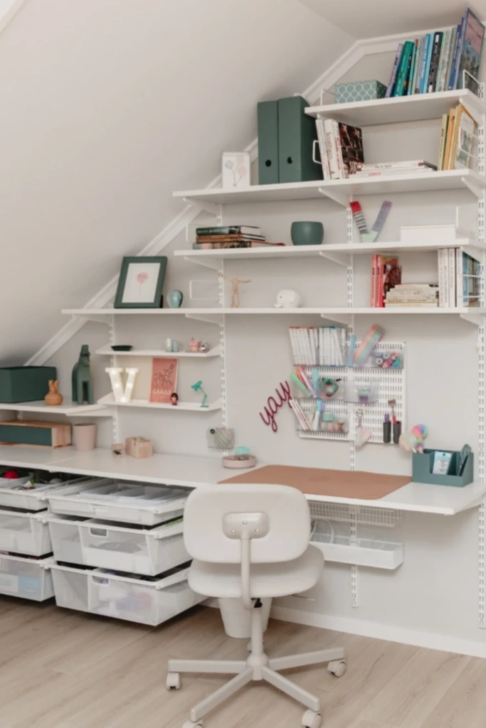 Sloped Wall Storage