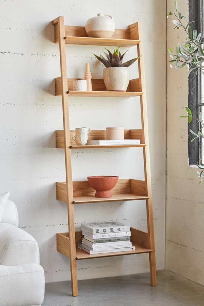 Leaning Ladder Shelf