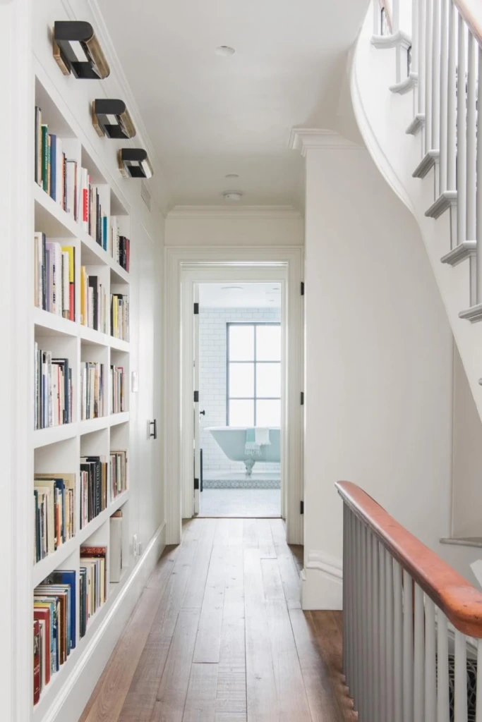 Built-In Book Wall
