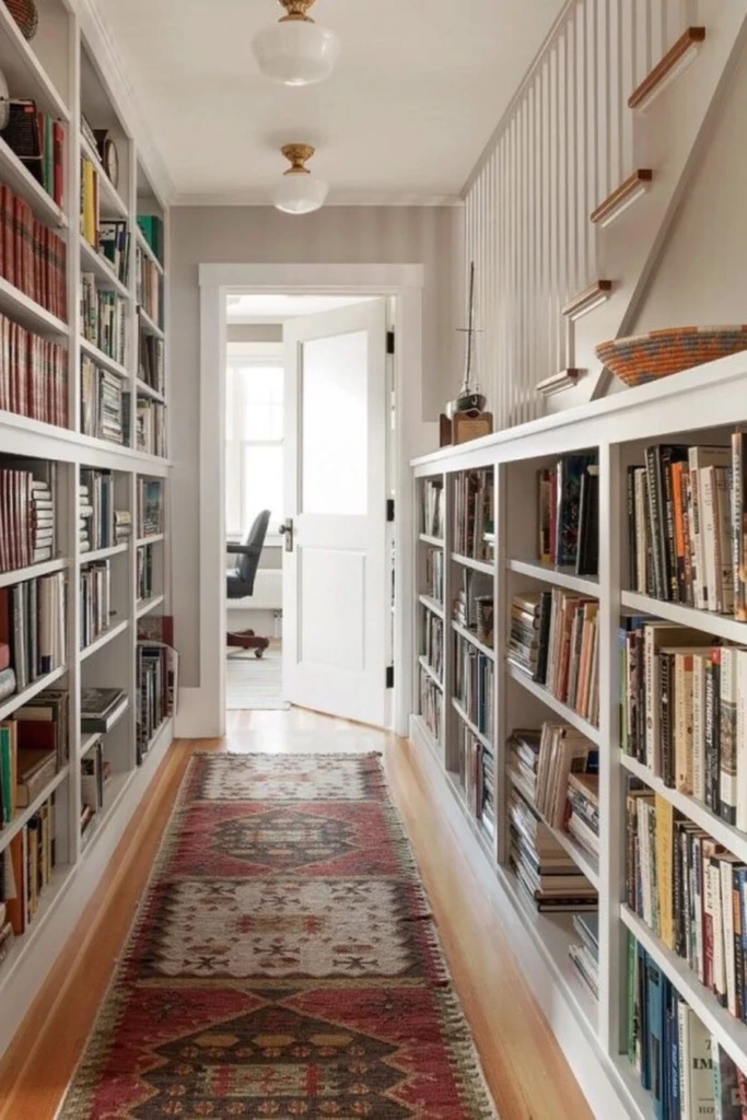 Library-Style Hallway