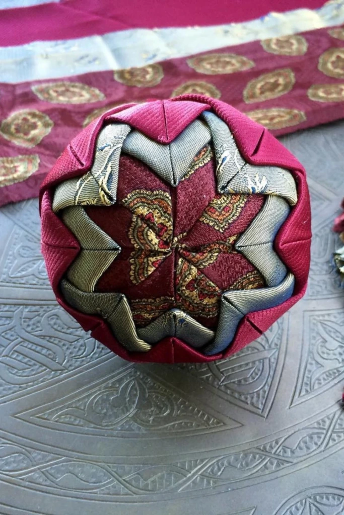 Fold Neckties Into Ornaments
