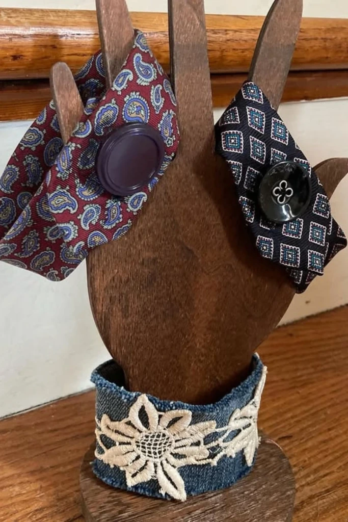 Style Neckties Into Cuff Bracelets
