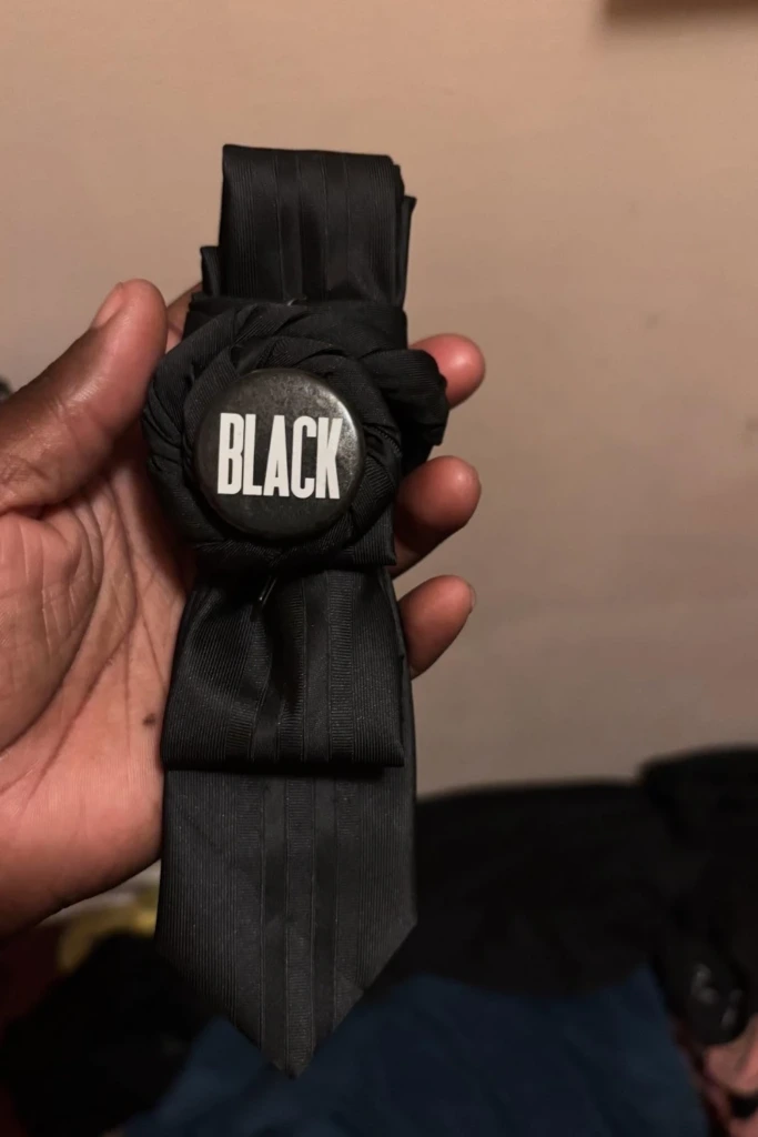 Fold a Necktie Into a Statement Brooch