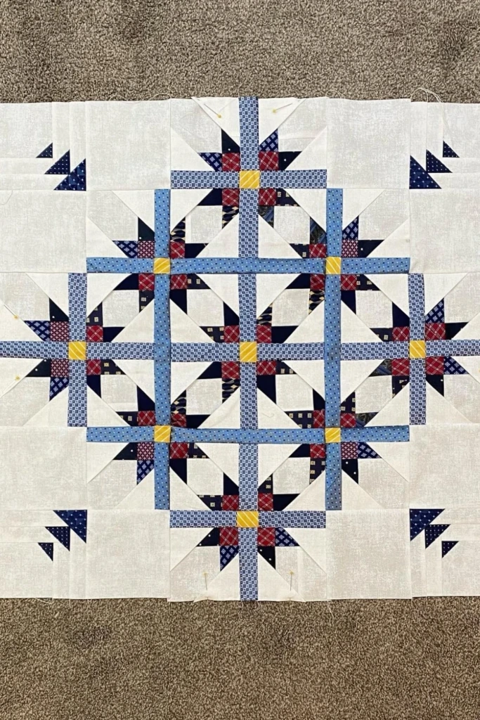 Piece Neckties Into a Quilt Block