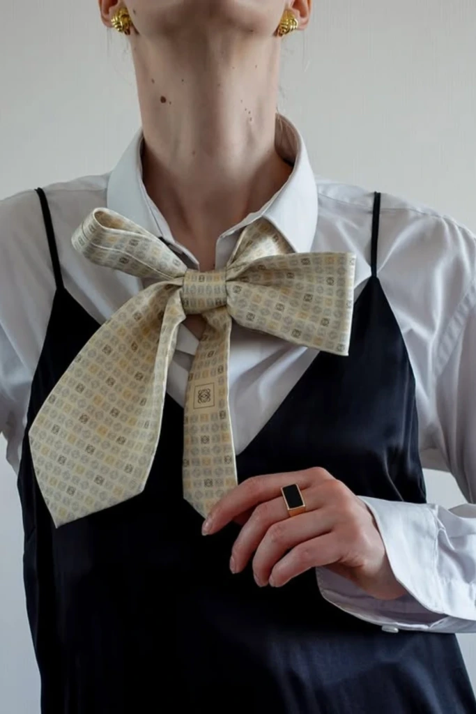 Tie a Necktie Into a Fashion Bow