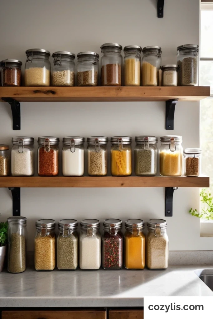 Wall-mounted - No-Pantry Kitchen Storage Ideas