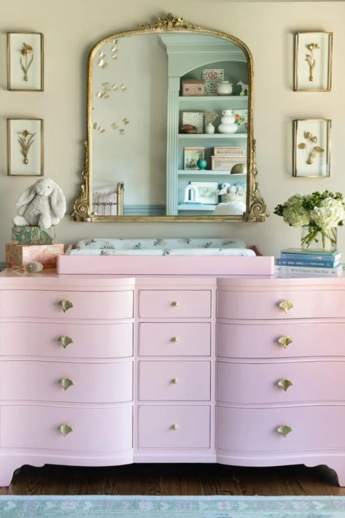 Elegant Pink Dresser