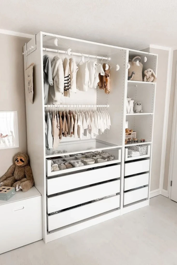 Open Wardrobe Layout