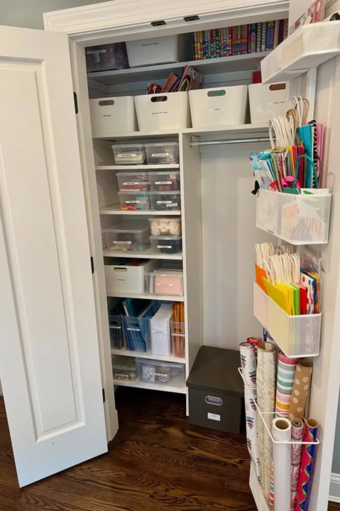 Turn a Closet Into a Supply Station