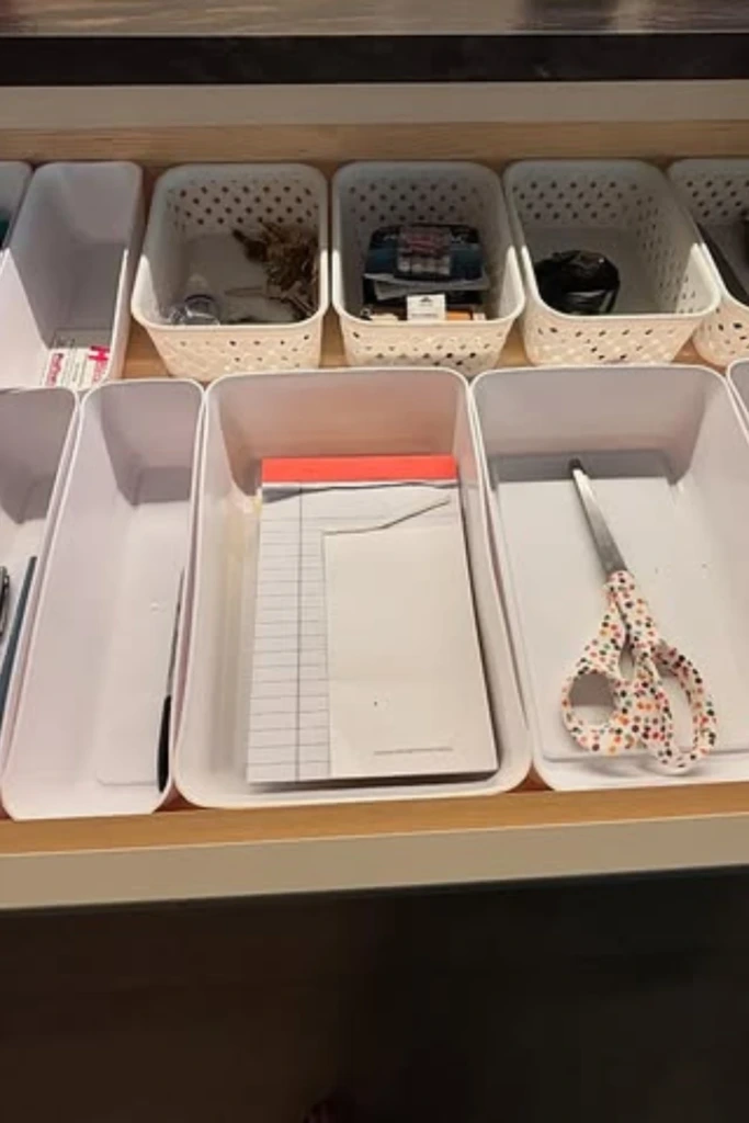 Use Drawer Bins for Every Item
