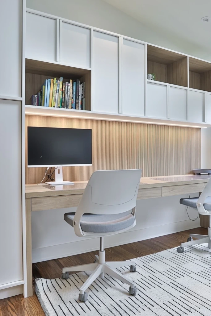 Floating Cabinet Wall with Under Glow
