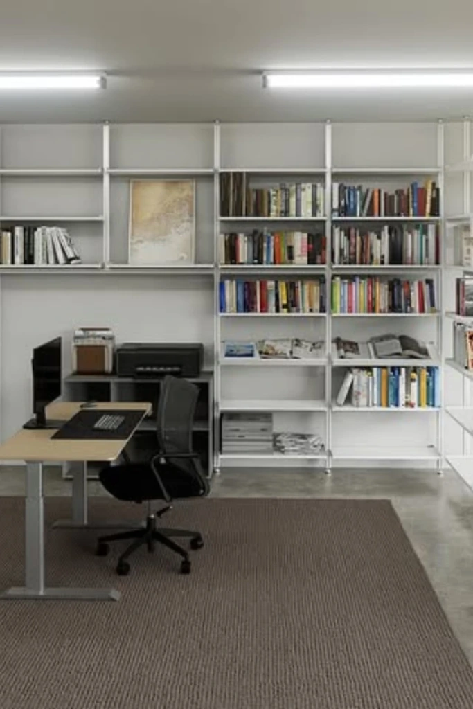 Open Industrial Wall Shelving