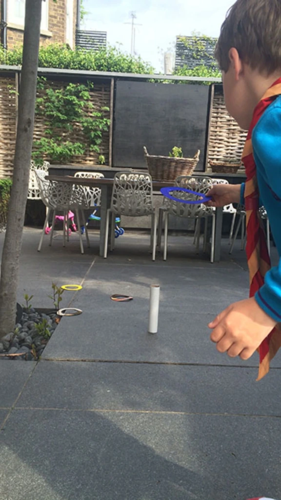 26. Olympic Hoop Ring Toss