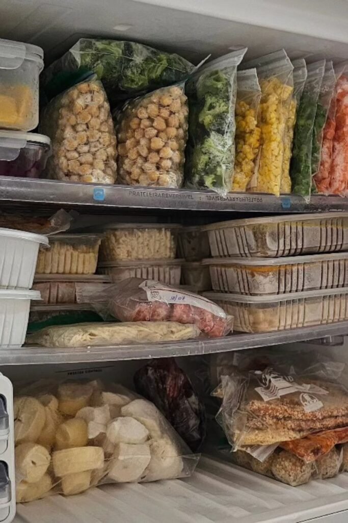 Store Food in Flat Freezer Bags