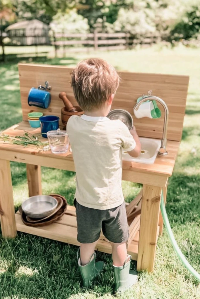 Outdoor Mud Kitchen