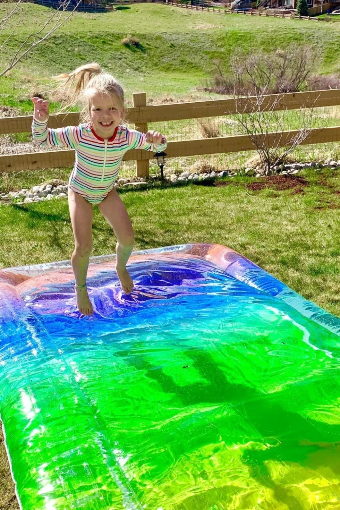 Rainbow Water Pad Play