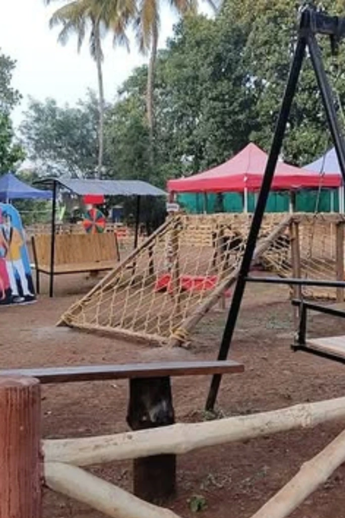 Outdoor Obstacle Playground