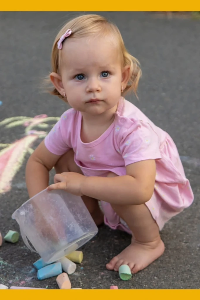 Toddler Chalk Play