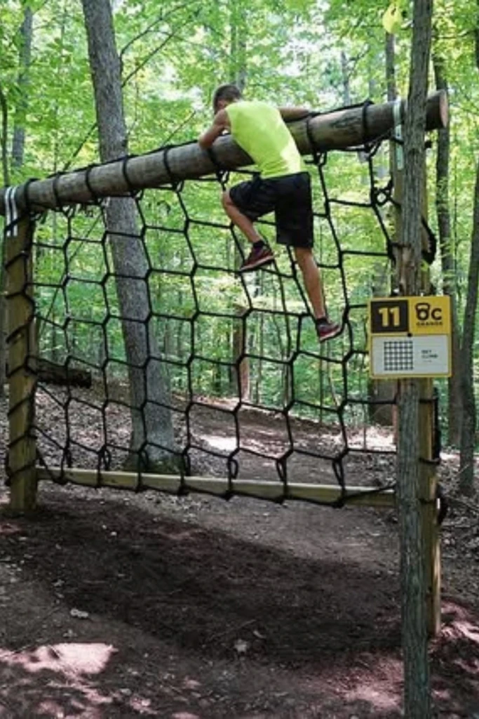 Rope Net Climb