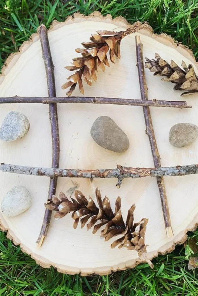 Nature Tic Tac Toe Board