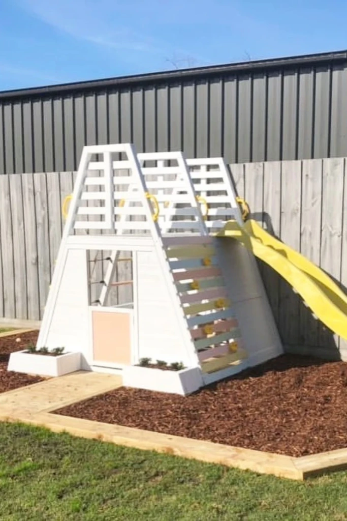 Backyard Slide House