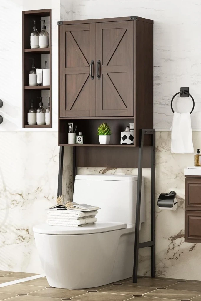 Rustic Ladder Cabinet
