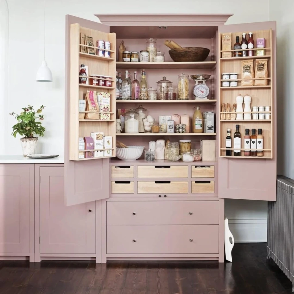 11. Pretty in Pink Pantry