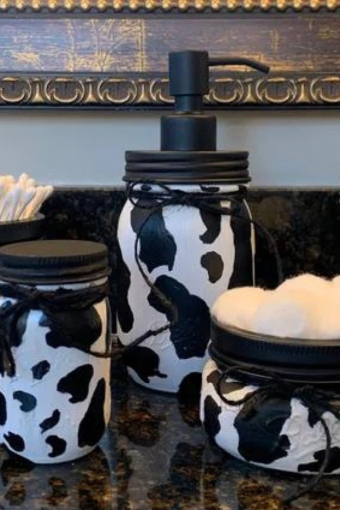 4. Country Milk Pan and Mason Jars