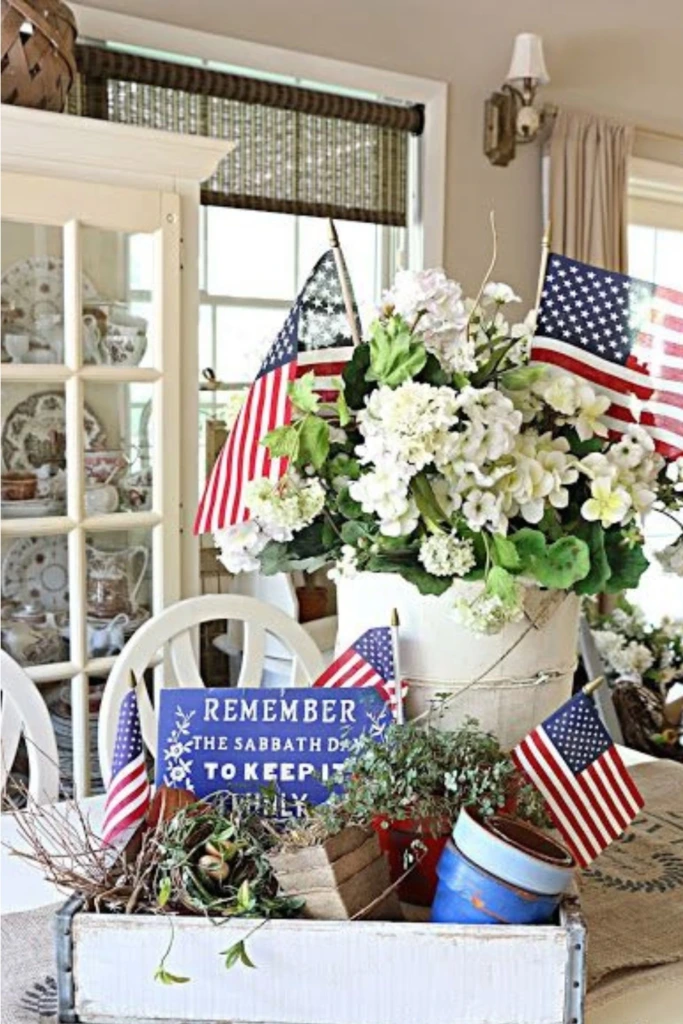18. Pitchers and Pails Americana Decor