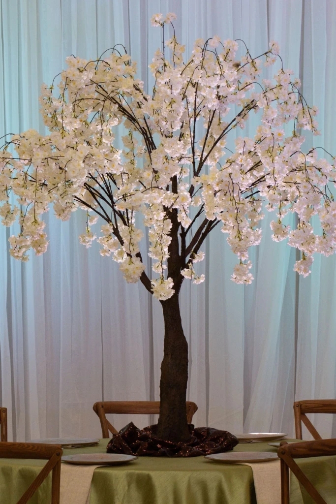 29. Blooming Tree Branch Centerpiece