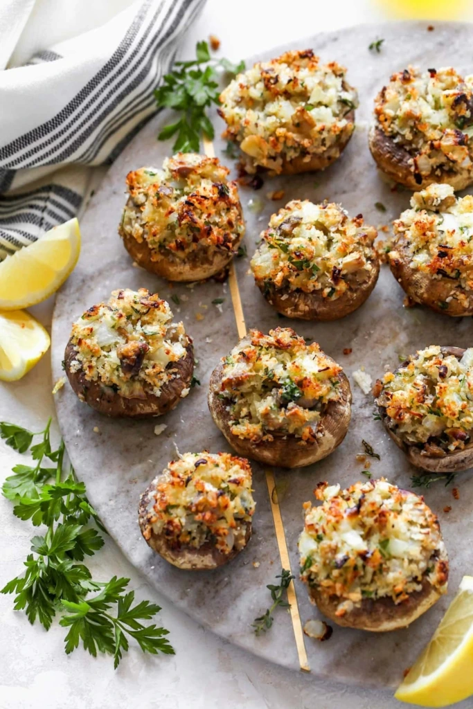 17. Stuffed Mushroom Caps