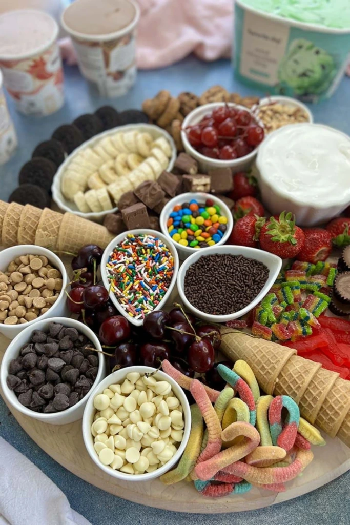 22. Ice Cream Sundae Bar