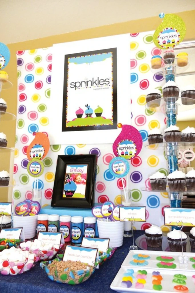 29. Cupcake Decorating Station
