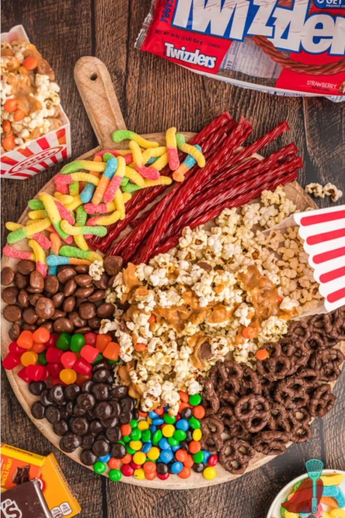 30. Family Movie Night Snack Board