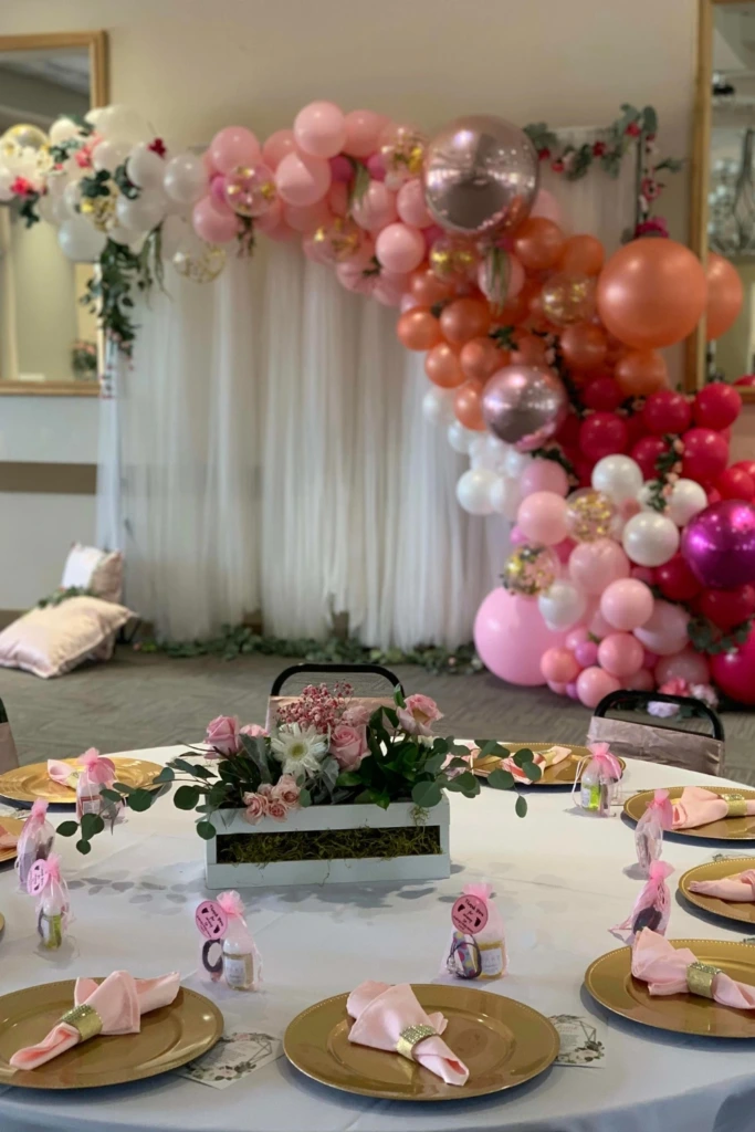 2. Balloon Garland Backdrop