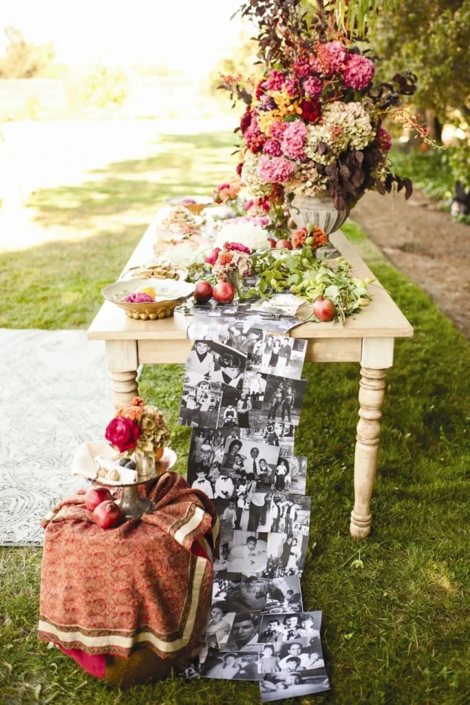 28. Photo Collage Table Runner