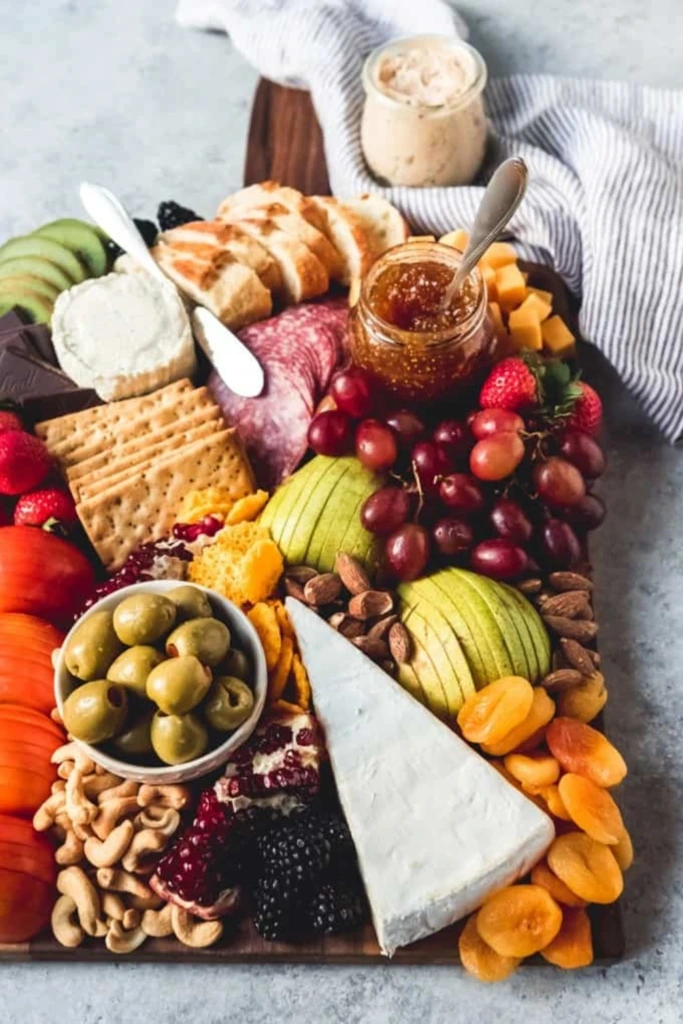 29. Fruit and Cheese Platter