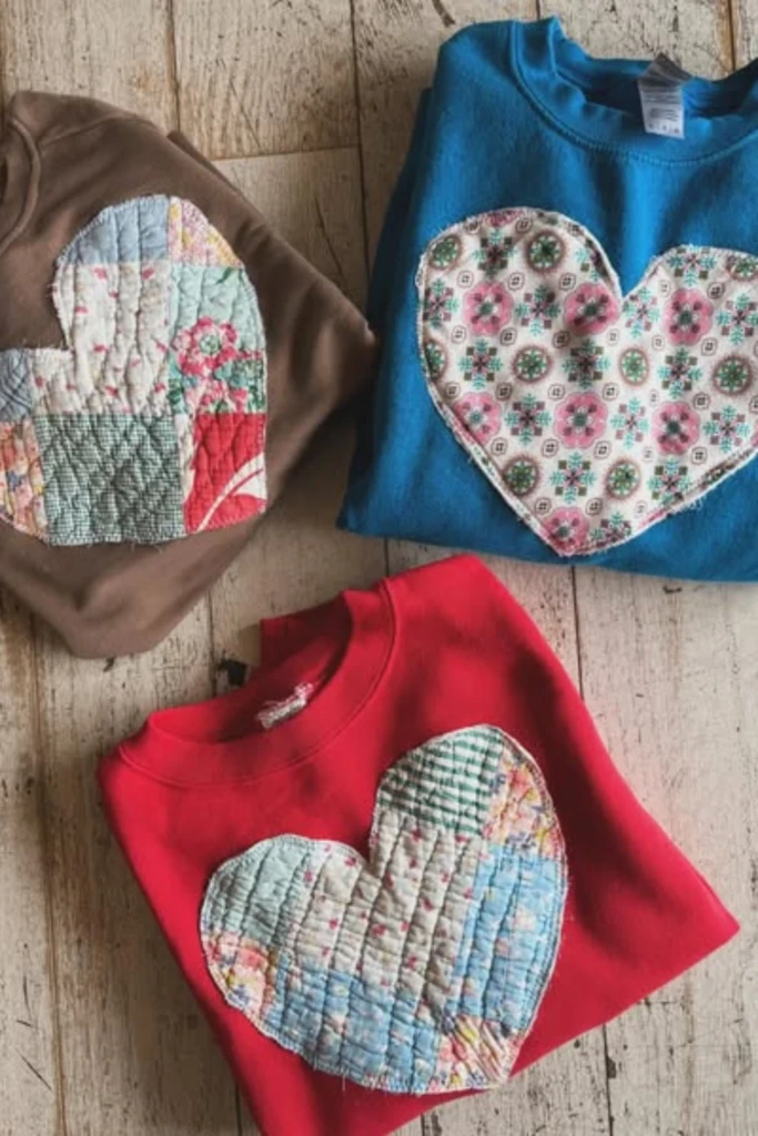 Quilted Heart Patch